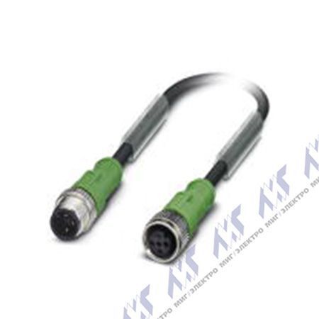 кабели с установленными разъемами sac-3p-m12ms/3,0-pvc/m12fs