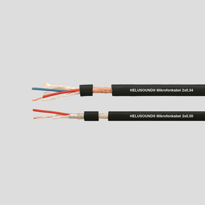 На фото: аудиокабель mikrofonkabel 2x0,34 sw HELUKABEL