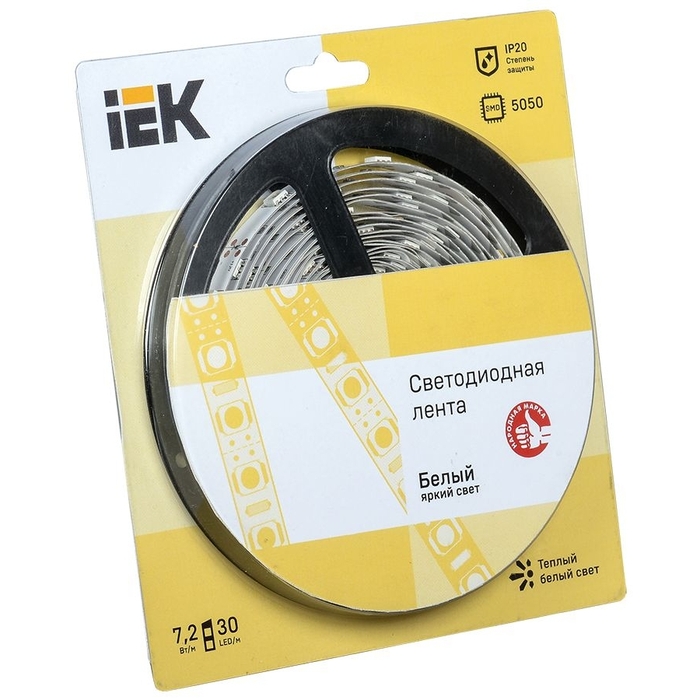 На фото: лента светодиодная lsr2-1-030-20-1-05 IEK (ИЭК)
