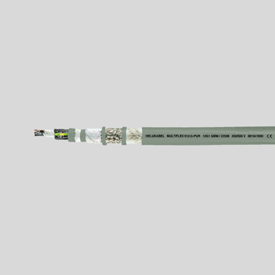 На фото: контрольный кабель с медными жилами multiflex 512-c-pur 30g1.5 кв.мм HELUKABEL (Хелукабель)