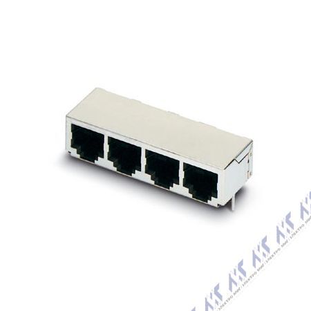 гнездовая вставка для rj45 vs-08-bu-rj45/lp-4