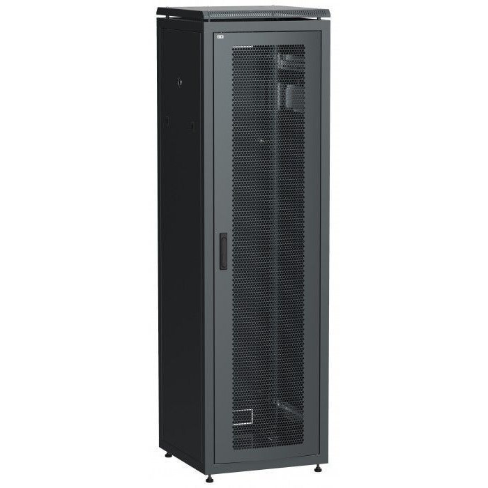На фото: шкаф сетевой напольный ln05-42u66-p ITK LINEA N бренда IEK (ИЭК)