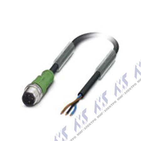 кабели с установленными разъемами sac-3p-m12ms/10,0-pvc