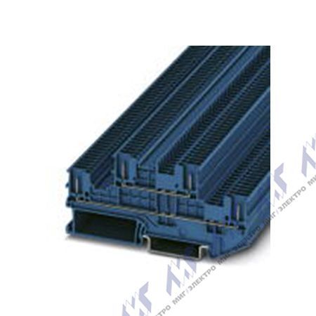 Многоуровневые клеммы зажим push-in pttb 1,5/s/4p bu