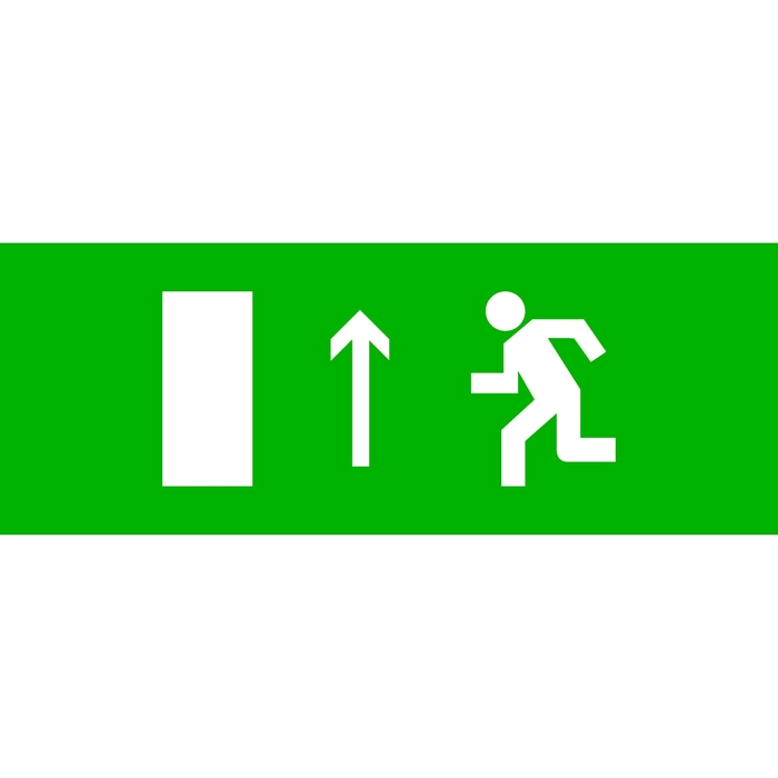 пиктограмма "направление прямо" 320х120мм (для exit, safeway-40) ekf светотехника екф 