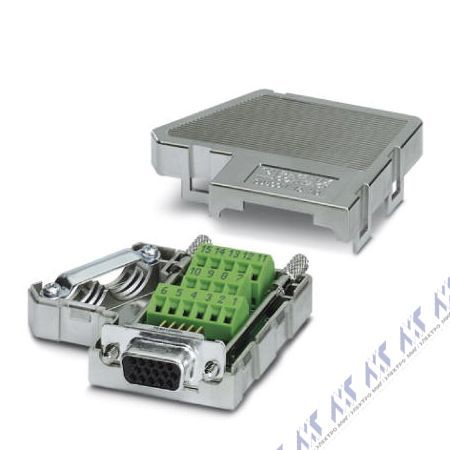 штекерный соединитель d-sub subcon 15 hd/f-sh
