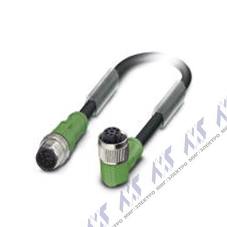 кабели с установленными разъемами sac-8p-m12ms/ 0,6-pvc/m12fr