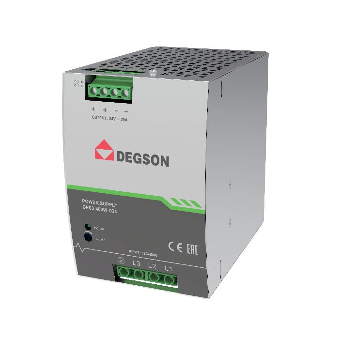фото Промышленные блоки питания, артикул DPS3-480W-D24-02Z(H), DEGSON (Дегсон) 