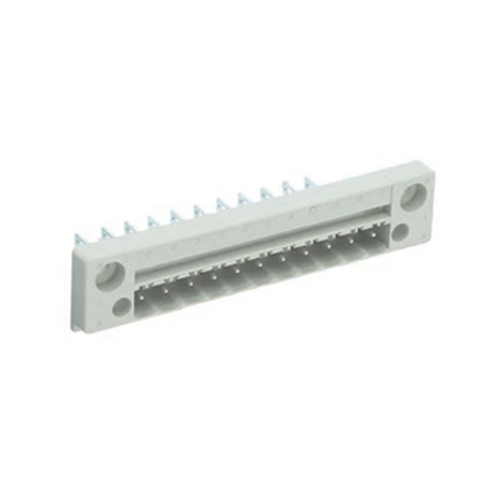 Вилочный разъем, горизонтальный, в панель, шаг: 5.08 мм, 11 полюсов, фиксация на плате пайкой, исполнение: с маркировкой, 400V, 6,5А, цвет: серый