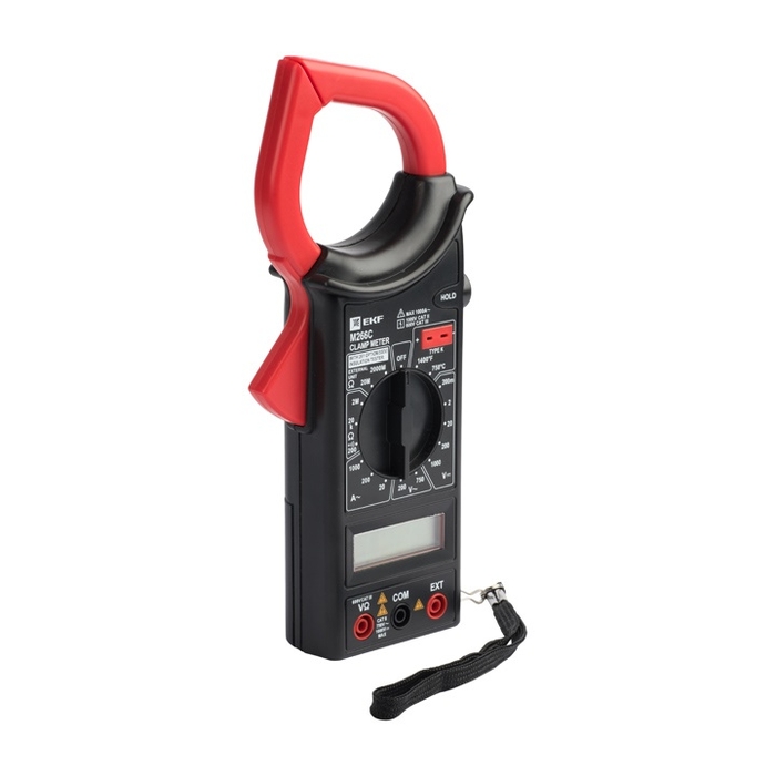 На фото: инструмент токовые клещи цифровые m266c ekf expert ЭКФ (ЕКФ) 