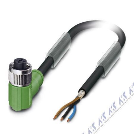 кабели с установленными разъемами sac-3p- 3,0-pur/m12fr sh