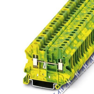 Заземляющие клеммы фото винтовой зажим ut 4-mtd-pe