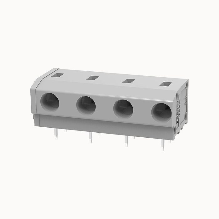 На фото клеммник нажимной на плату DG235W-7.5-04P-11-00Z(H) DEGSON (Дегсон) 