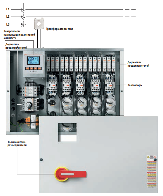 регулятор реактивной мощности монтаж в шкаф
