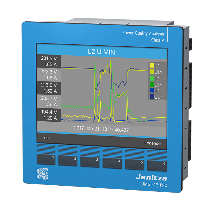 Анализатор качества электроэнергии Janitza UMG 512