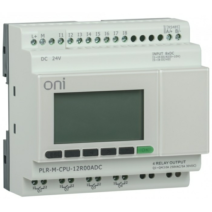 Программируемые логические контроллеры plr-m-cpu-12r00adc 