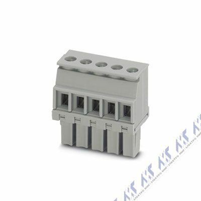 На фото: штекерные разъемы для печатных плат bcvp-381w- 9 gy Phoenix Contact