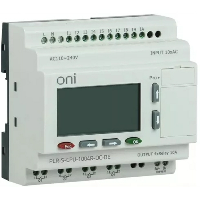 Программируемые логические контроллеры plr-s-cpu-1004r-dc-be 