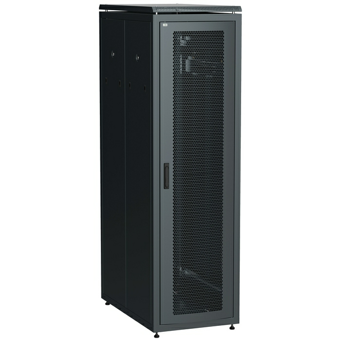 На фото: шкаф сетевой напольный ln05-47u81-pp ITK LINEA N бренда IEK (ИЭК)