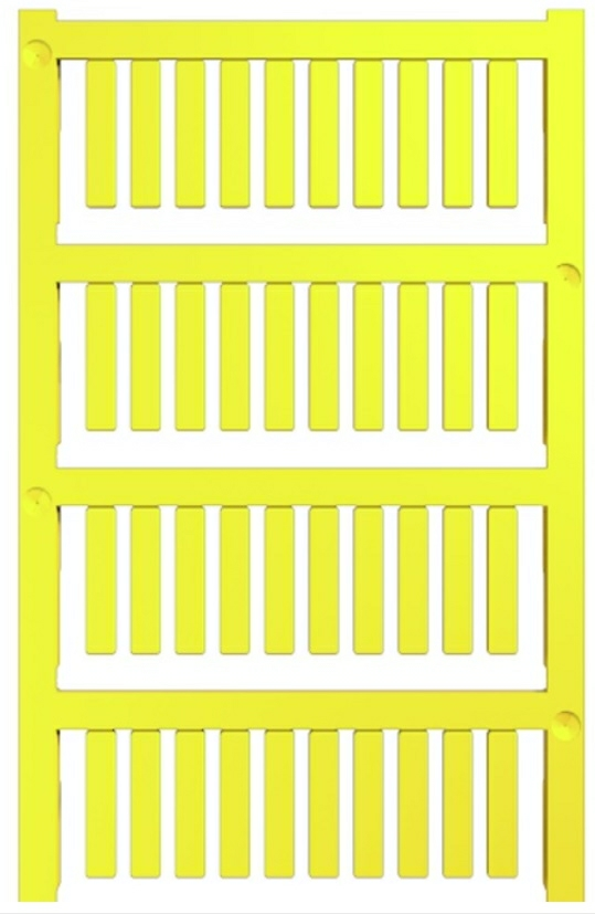 фото WEIDMULLER  1680411687 вставные маркировочные элементы, 20 x 4 mm, желтый, без маркировки