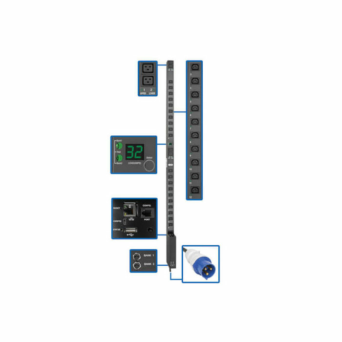 На фото: pdumv32hvnetlx TRIPP LITE
