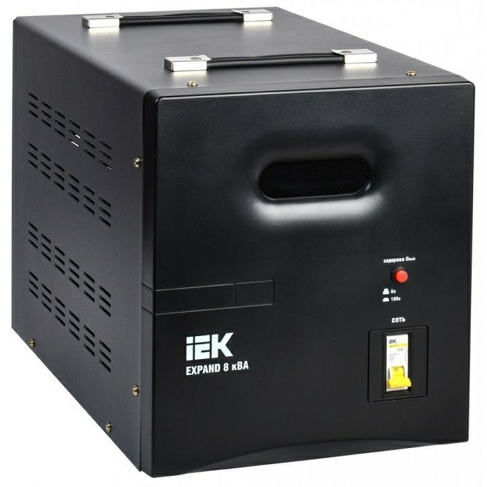 На фото: релейные стабилизаторы напряжения ivs21-1-008-11 IEK (ИЭК)