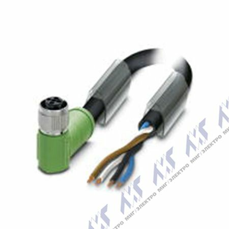 кабели с установленными разъемами sac-4p- 1,0-pur/frt sco