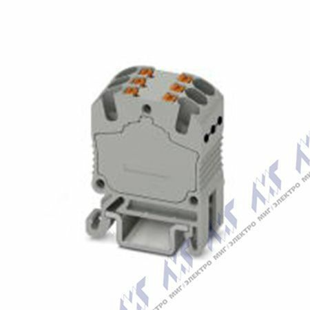 Мини-клеммы зажим push-in mp 6x1,5 bu