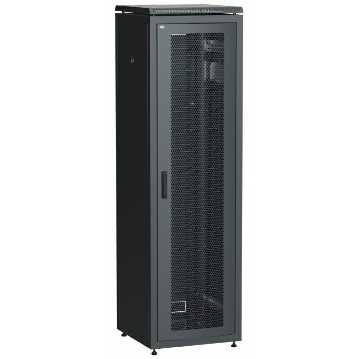 На фото: шкаф сетевой напольный ln05-38u66-p ITK LINEA N бренда IEK (ИЭК)