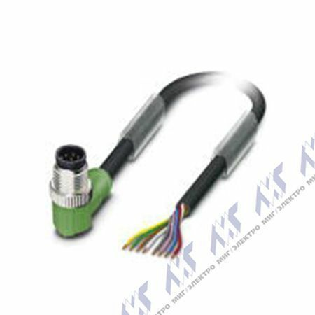 кабели с установленными разъемами sac-8p-m12mr/ 1,5-pvc