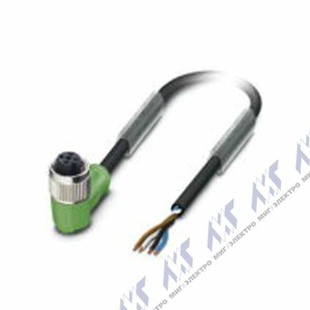 кабели с установленными разъемами sac-4p-10,0-pvc/m12fr