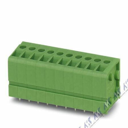 На фото: клеммные блоки для печатного монтажа front 2,5-v/sa10/ 4 Phoenix Contact