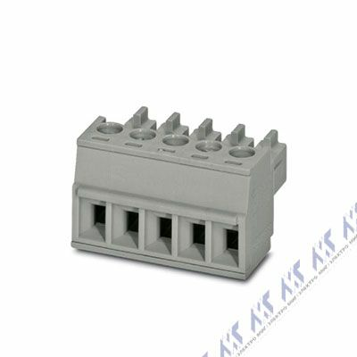 На фото: штекерные разъемы для печатных плат bcp-381-16 gy Phoenix Contact