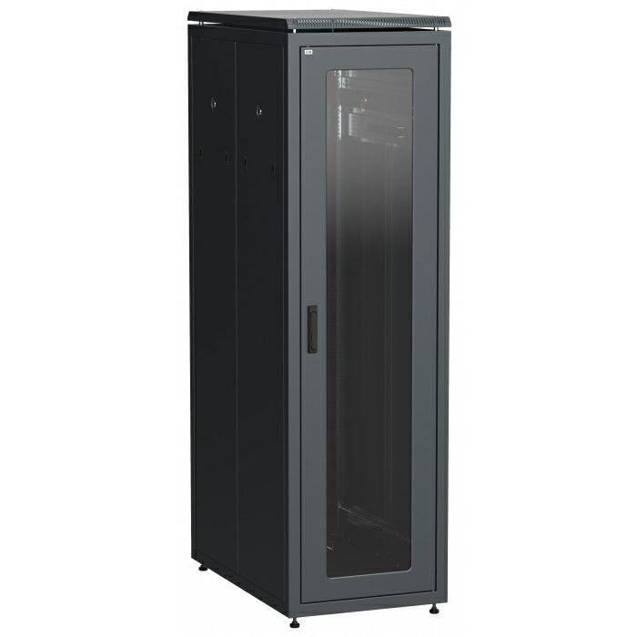 На фото: шкаф сетевой напольный ln05-33u61-gp ITK LINEA N бренда IEK (ИЭК)