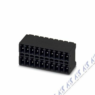 На фото: штекерные разъемы для печатных плат mcdn 1,5/ 4-g1-3,5 p14thr Phoenix Contact