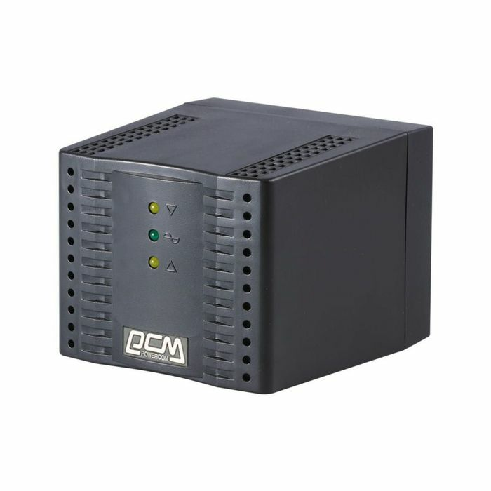 На фото: стабилизатор напряжения tca-2000 bl POWERCOM 