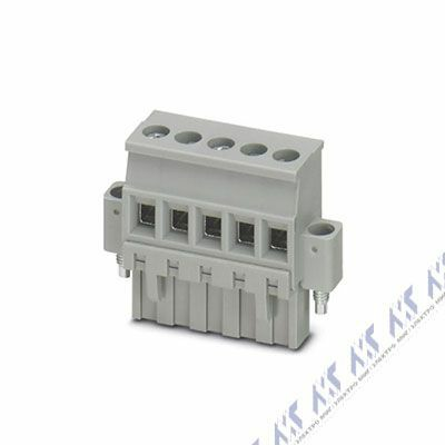 На фото: штекерные разъемы для печатных плат bcvp-500rf-13 gy Phoenix Contact