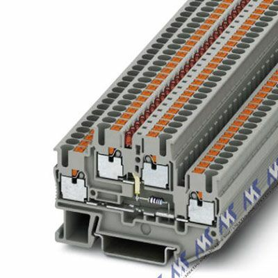 Многоуровневые клеммы зажим push-in pttb 2,5-la 60 rd