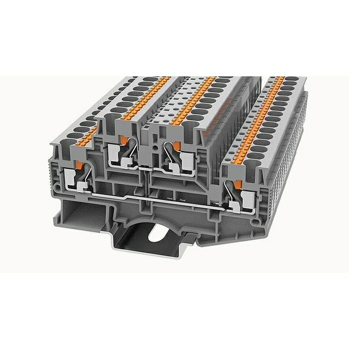 На фото: пружинные клеммы dskk4-pv-01p-11-00a(h) DEGSON (Дегсон) 