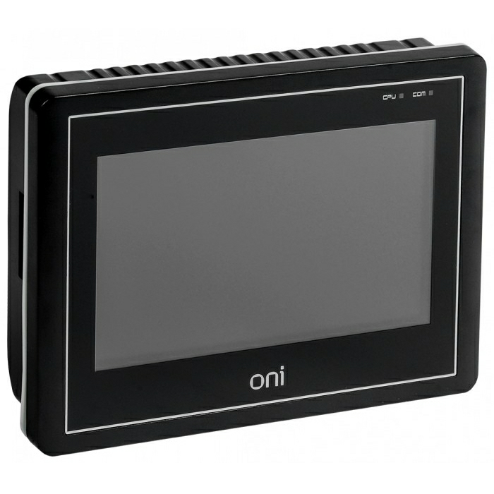 На фото: сенсорная панель оператора HMI etg-a8ts-hssn-s-070 ONI 