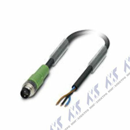 кабели с установленными разъемами sac-3p-m 8ms/10,0-pvc