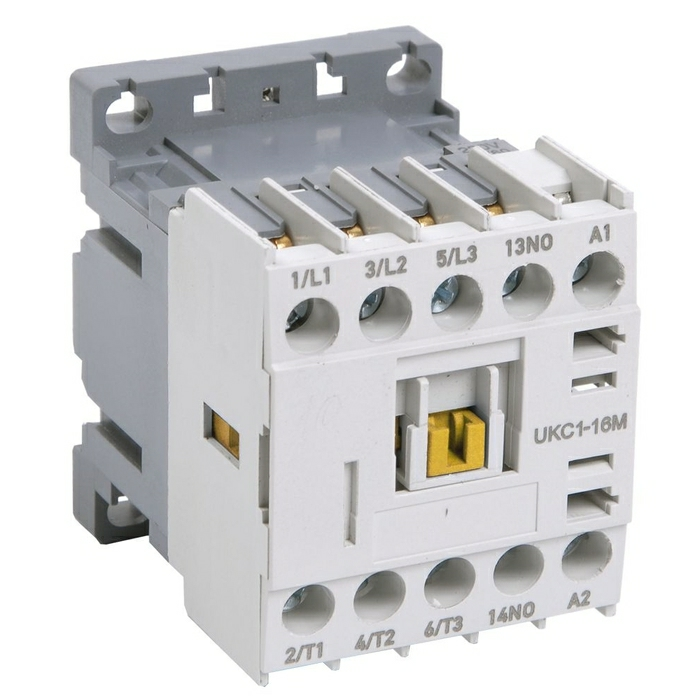 На фото: миниконтакторы (малогабаритные контакторы) МКИ kmm11-009-230-10 IEK (ИЭК)