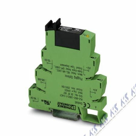 На фото: реле PHOENIX CONTACT PLC plc-osc- 24dc/230ac/ 2/act (интерфейсные модули реле)