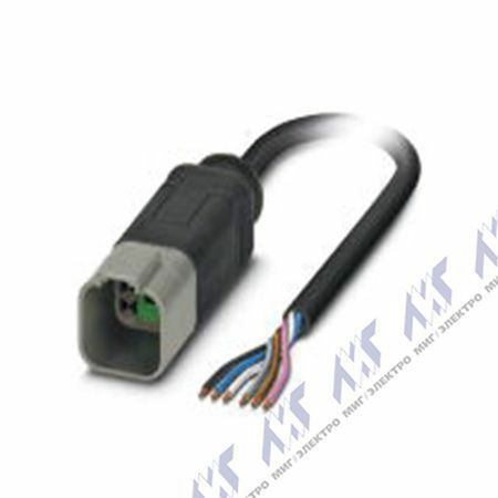 кабели с установленными разъемами sac-6p-dtms/ 5,0-pur