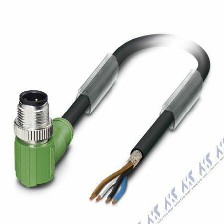 кабели с установленными разъемами sac-4p-m12mr/ 5,0-pur sh