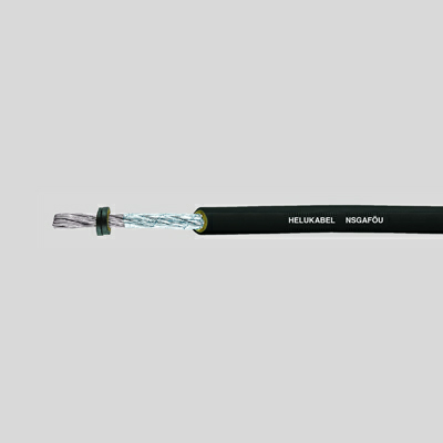 На фото: кабель медный одножильный nsgafou 3kv 1x1,5 кв.мм, черный HELUKABEL
