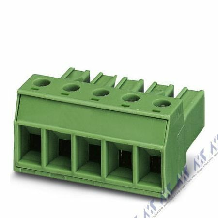 На фото: штекерные разъемы для печатных плат pc 4/ 2-st-7,62 Phoenix Contact