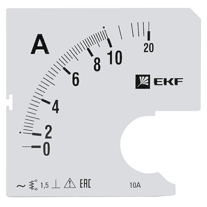 На фото: шкала сменная для a961 10/5а-1,5 ekf ЭКФ (ЕКФ)