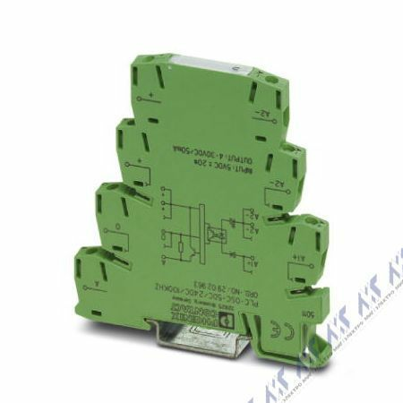 На фото: реле PHOENIX CONTACT PLC plc-osc- 5dc/ 24dc/100khz (интерфейсные модули реле)