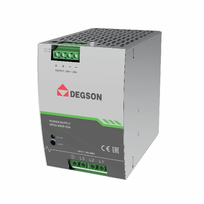 фото Промышленные блоки питания, артикул DPS3-480W-D24-02Z(H), DEGSON (Дегсон) 